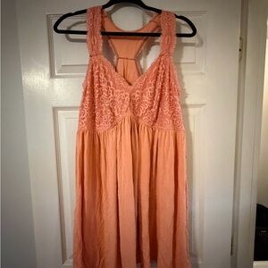 Torrid Peach Lace Nightgown